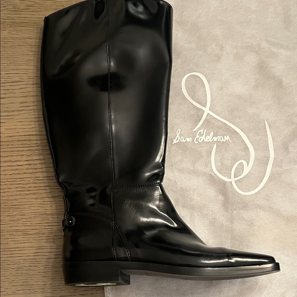 Sam Edelman Glossy Black womens  Boots